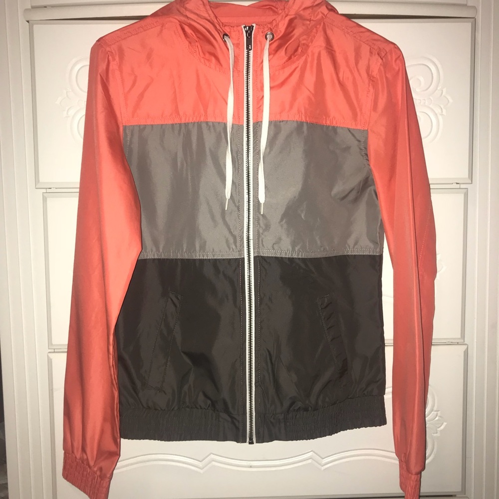 Multi colored wind breaker